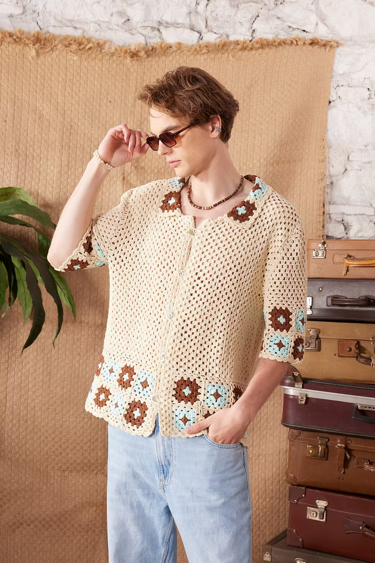 Granny Crochet Shirt