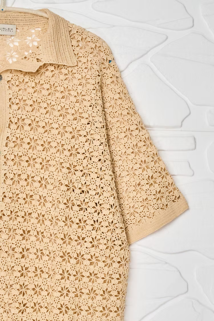 Passiflora Lace Crochet Shirt