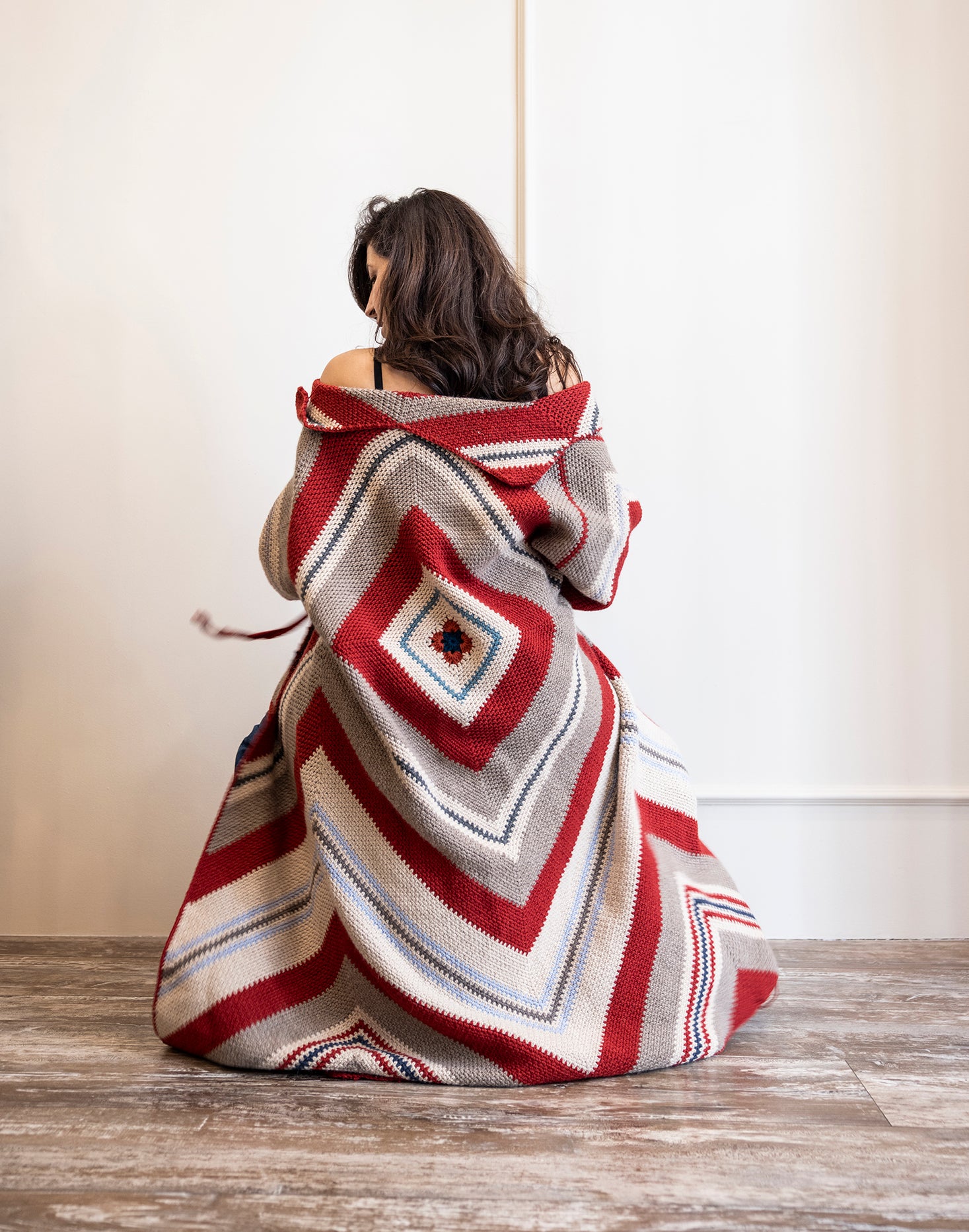 Constructed Time No.01 Crochet Coat