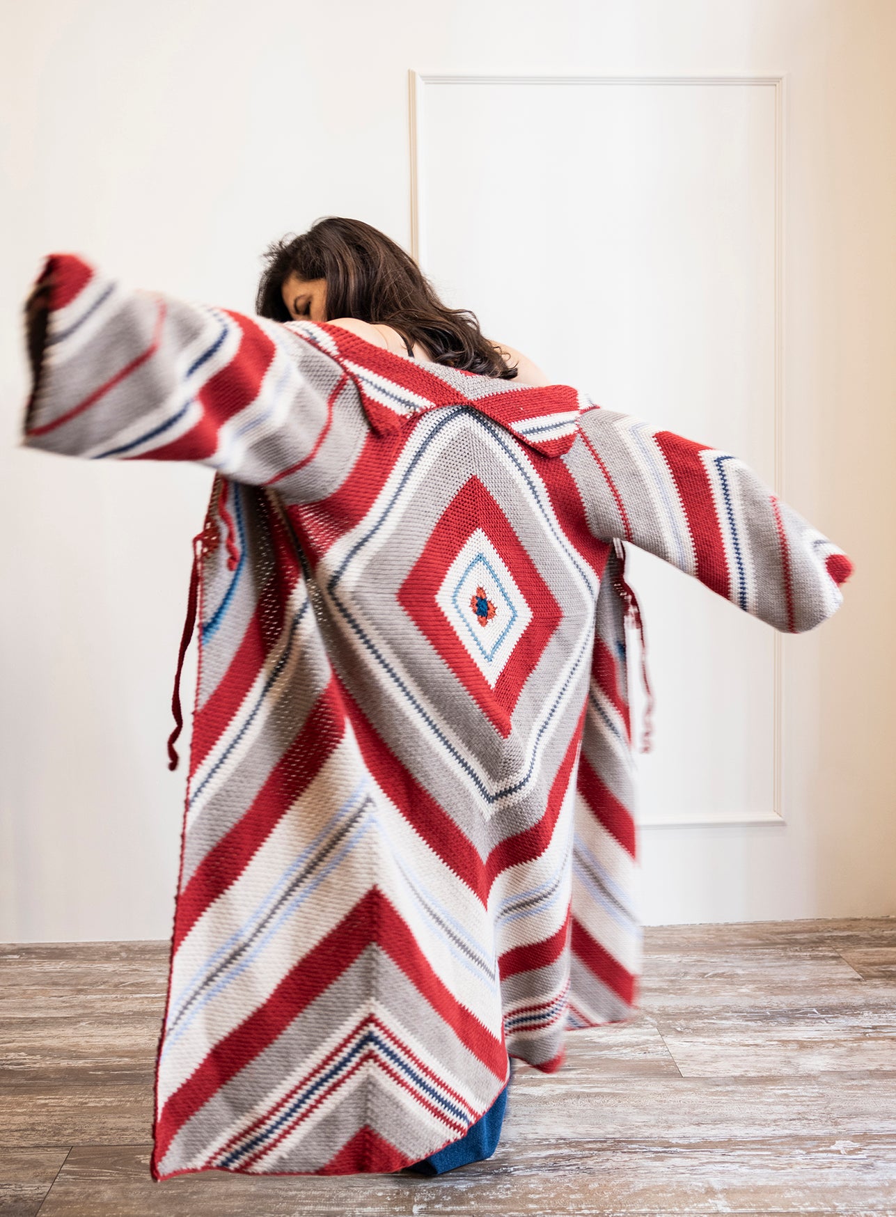 Constructed Time No.01 Crochet Coat