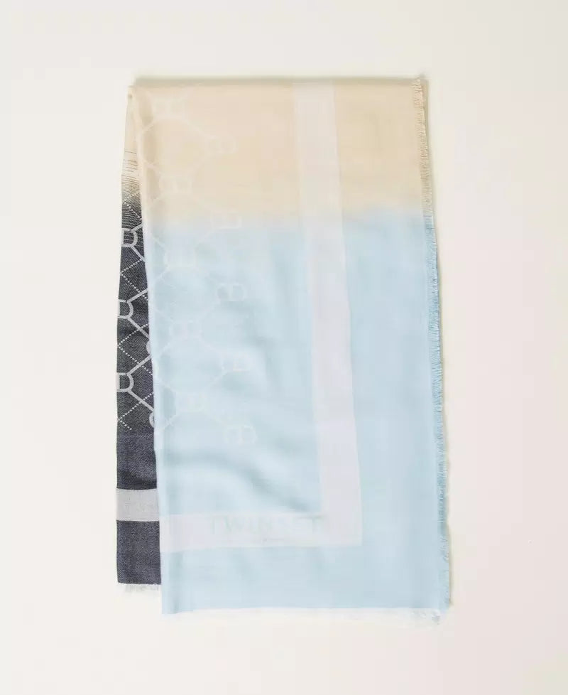 Fadeout jacquard keffiyeh