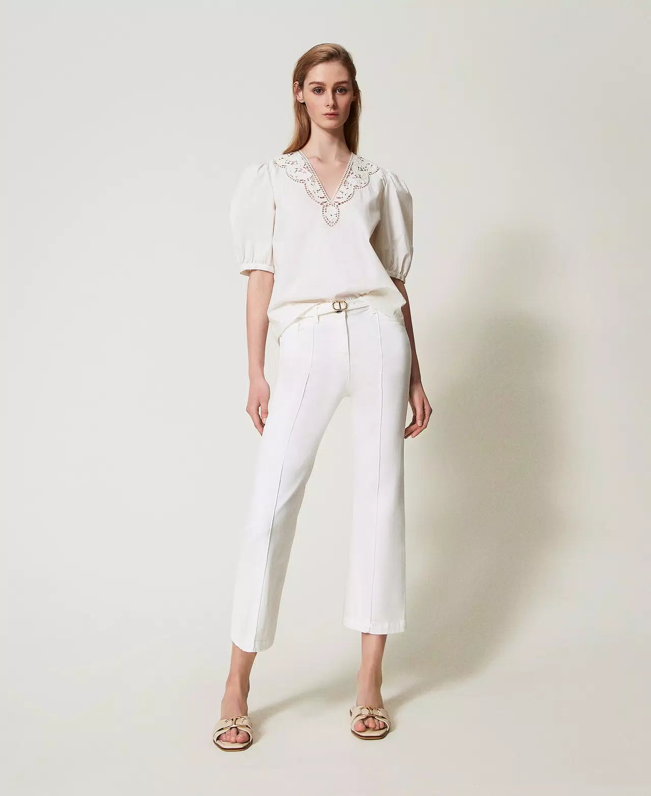 Bull cropped trousers