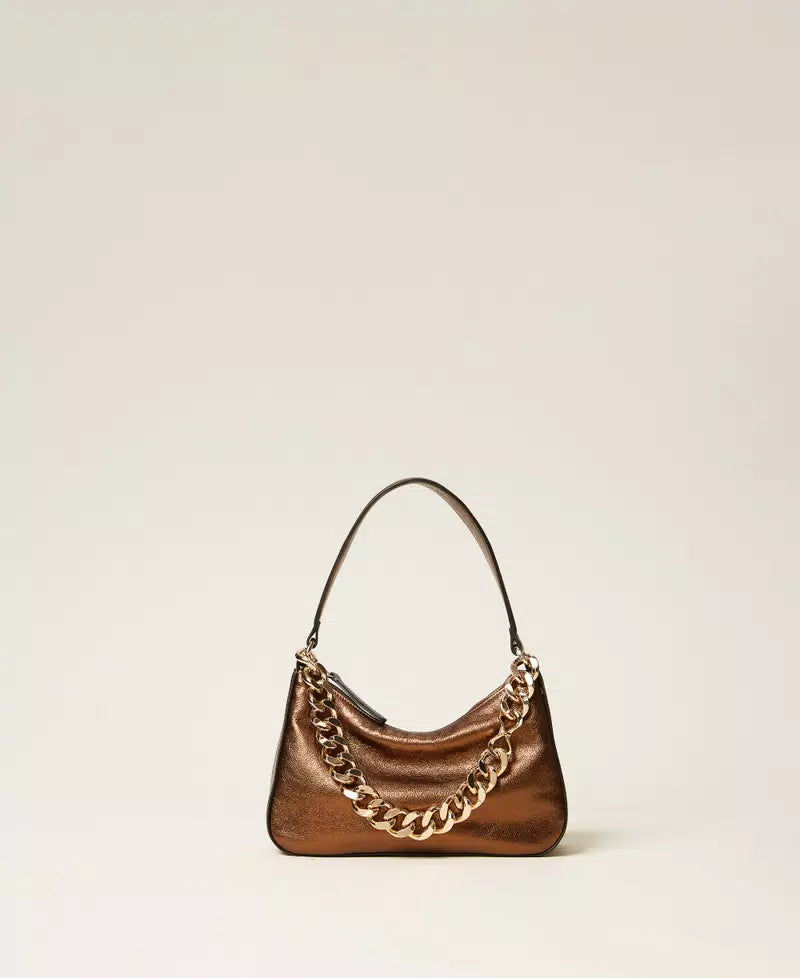 Liliane medium laminated leather bag