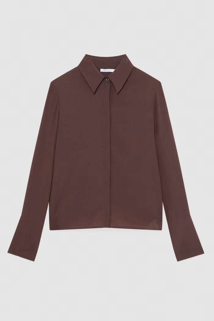 Silk blend shirt