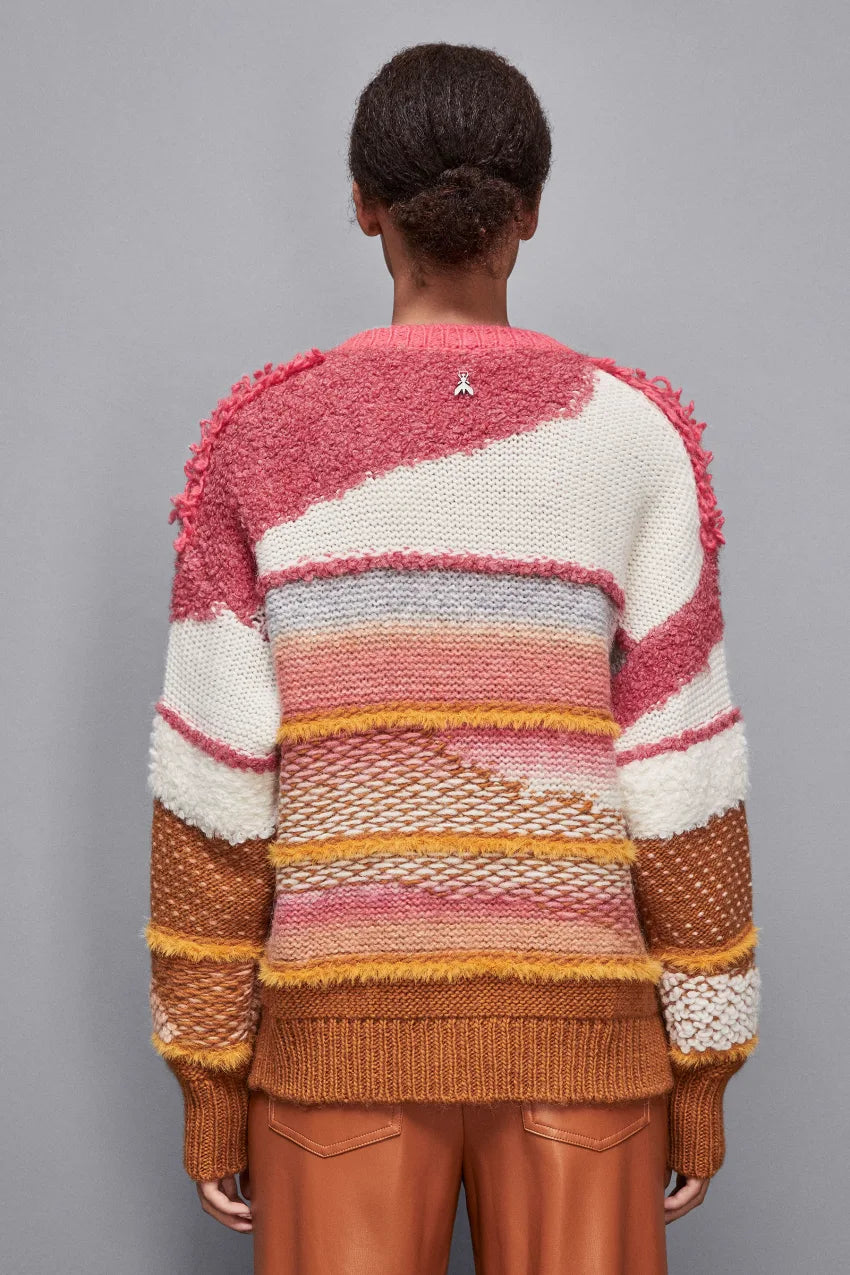 Chunky colourful sweater