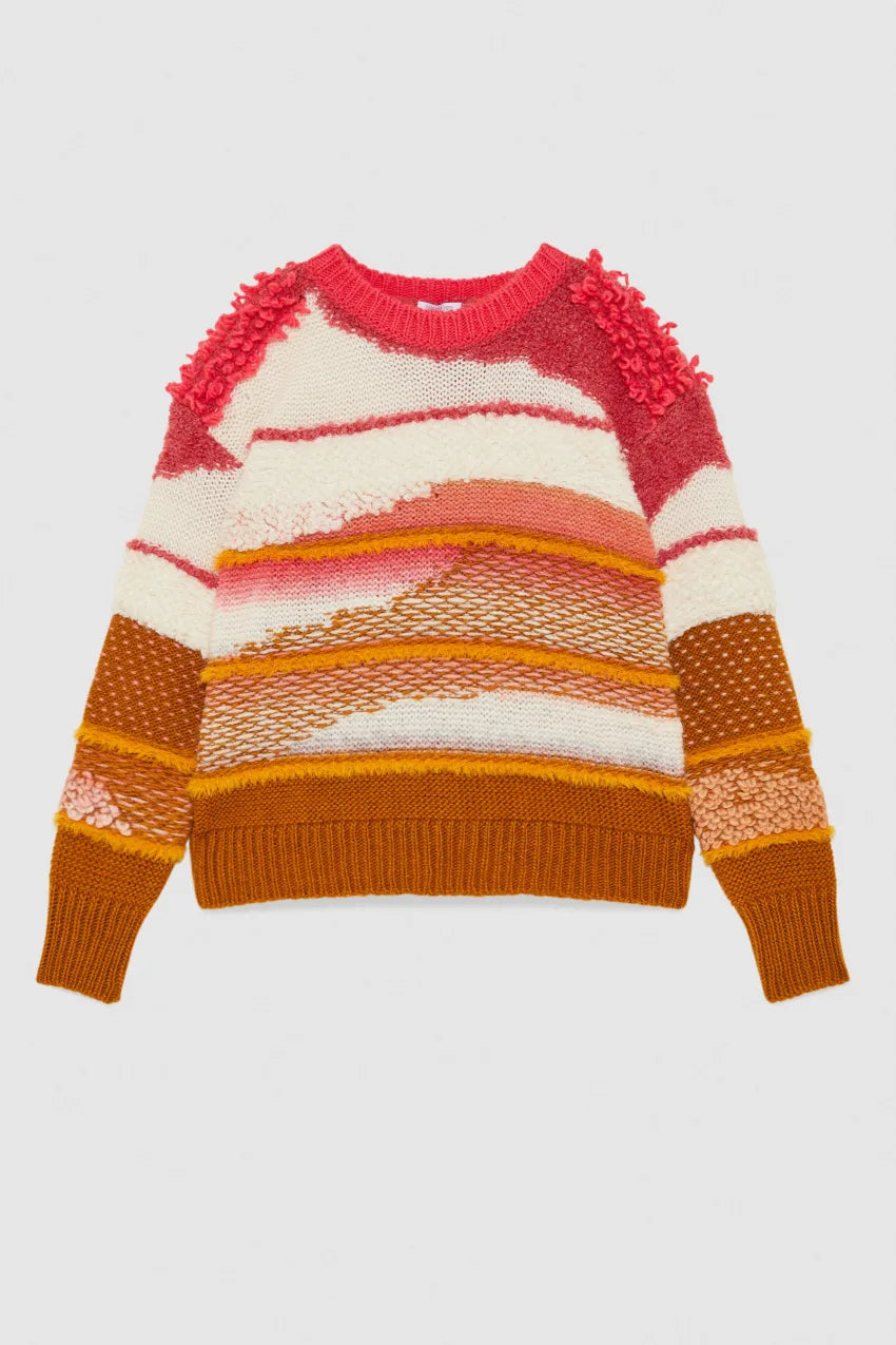 Chunky colourful sweater