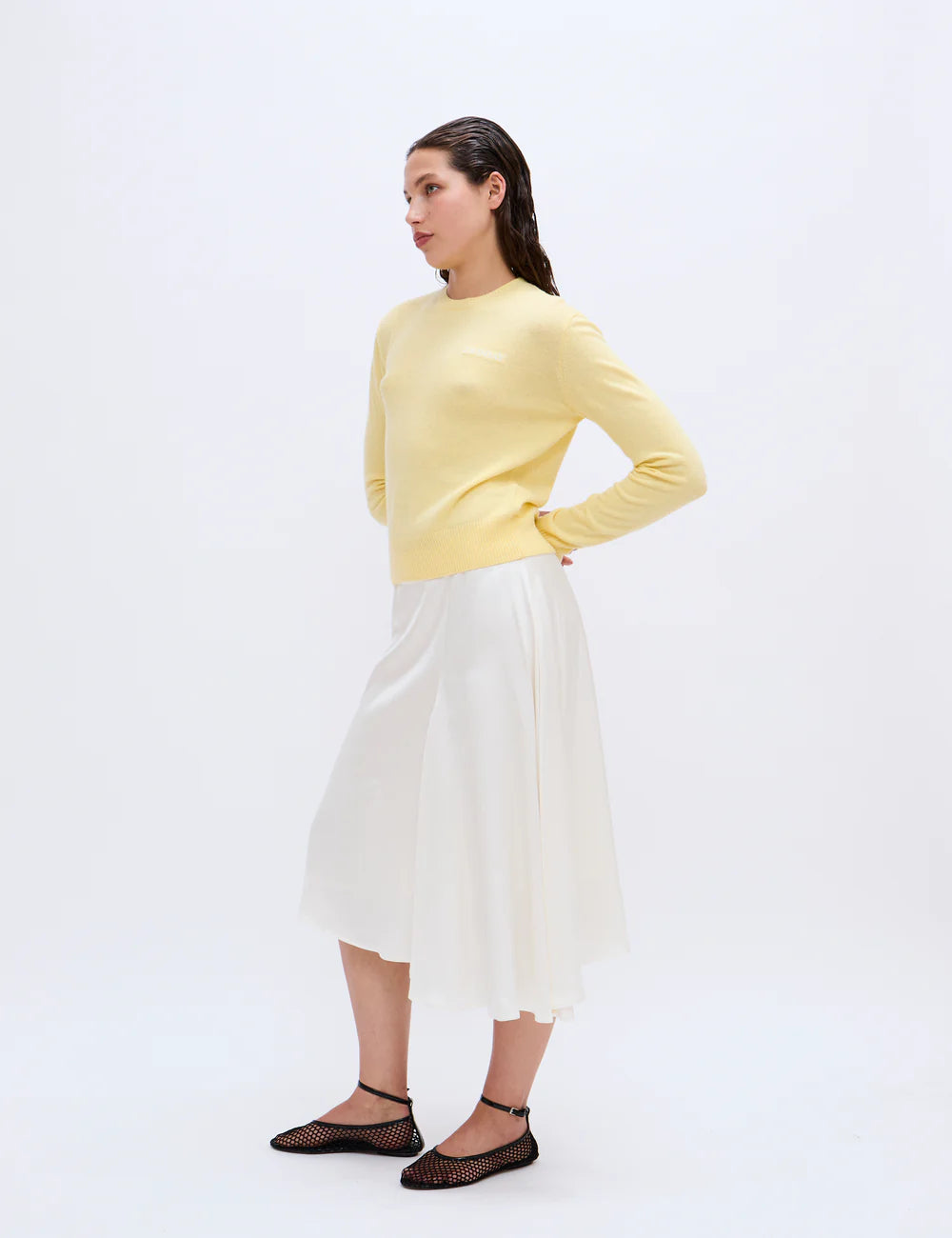 Barrah silky viscose skirt