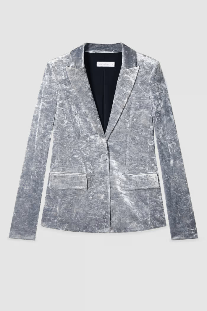 "ESSENTIAL" velvet blazer