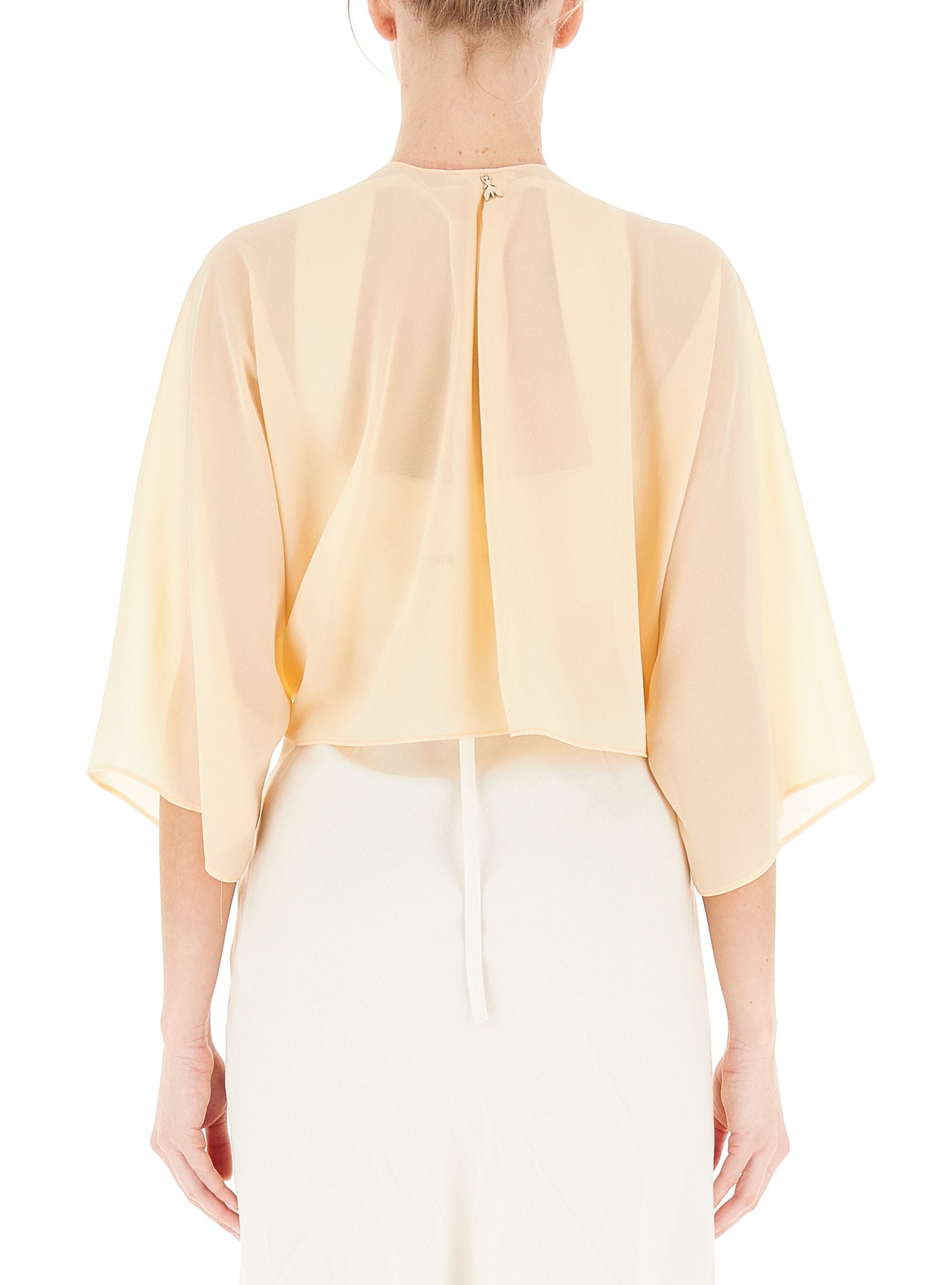 Ultra-light chiffon cape