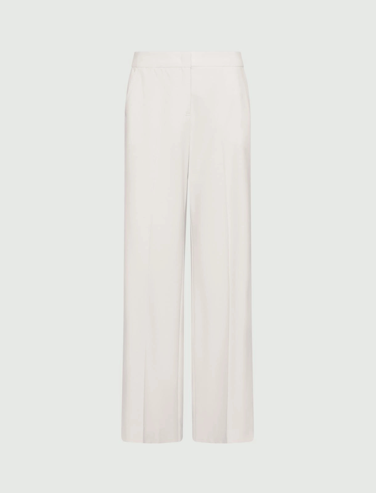 Straight-fit stretch canvas trousers