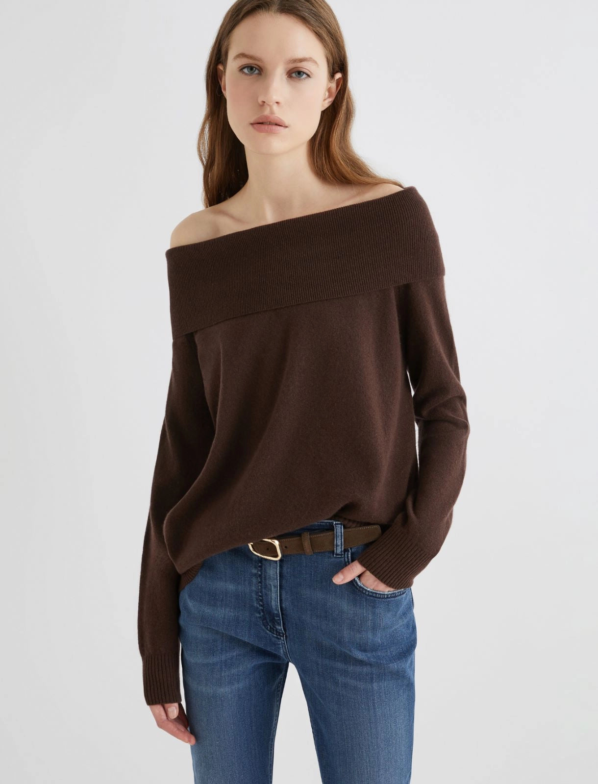 Cashmere boxy sweater