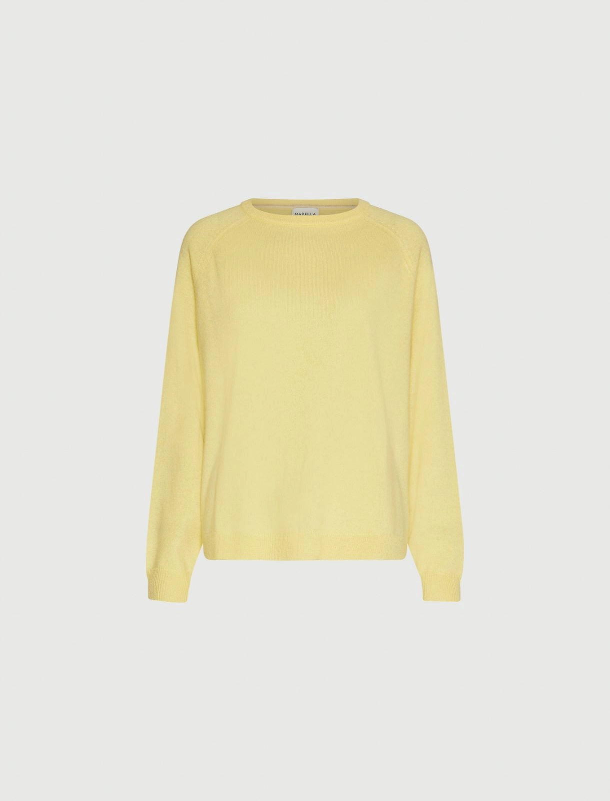 Pure cashmere sweater yellow
