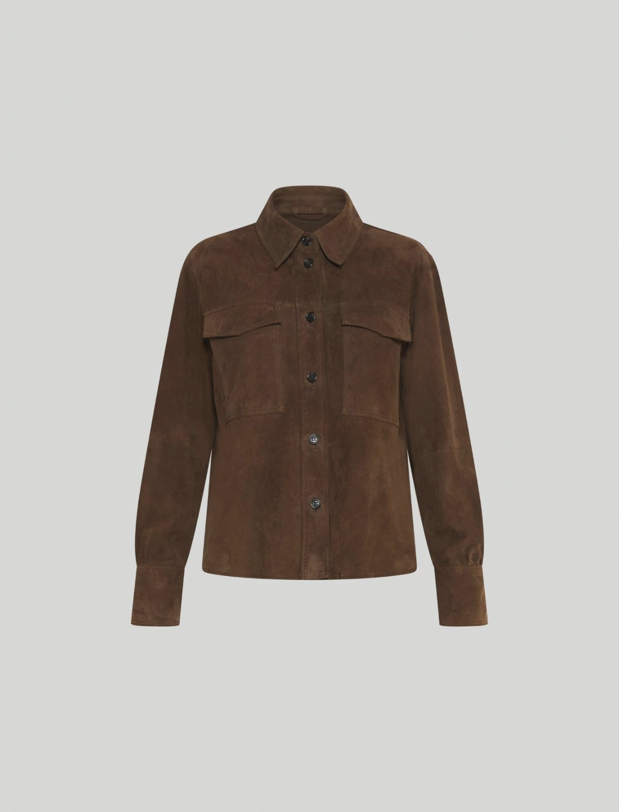 Suede leather jacket and overshirt
