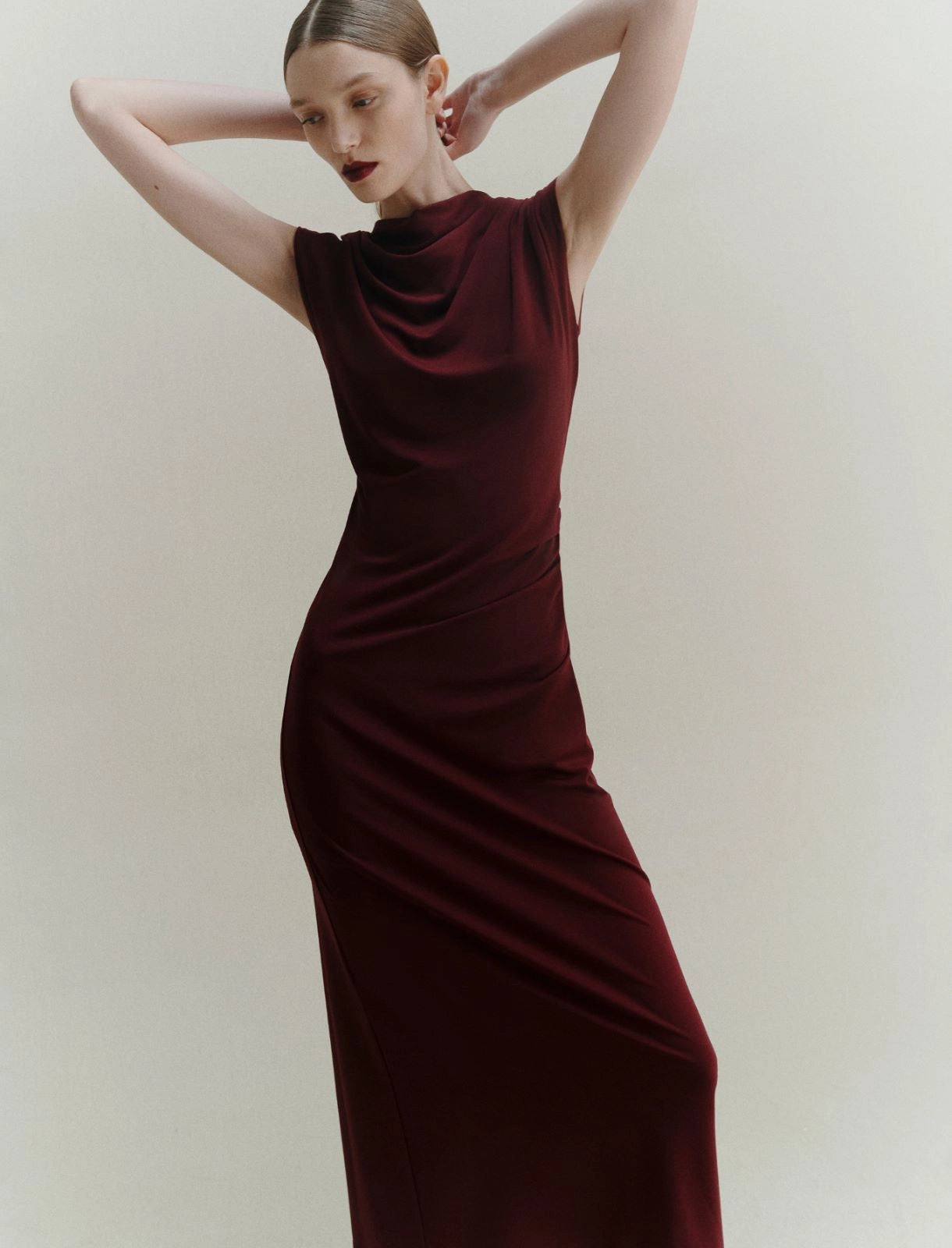 Slim-fit jersey dress