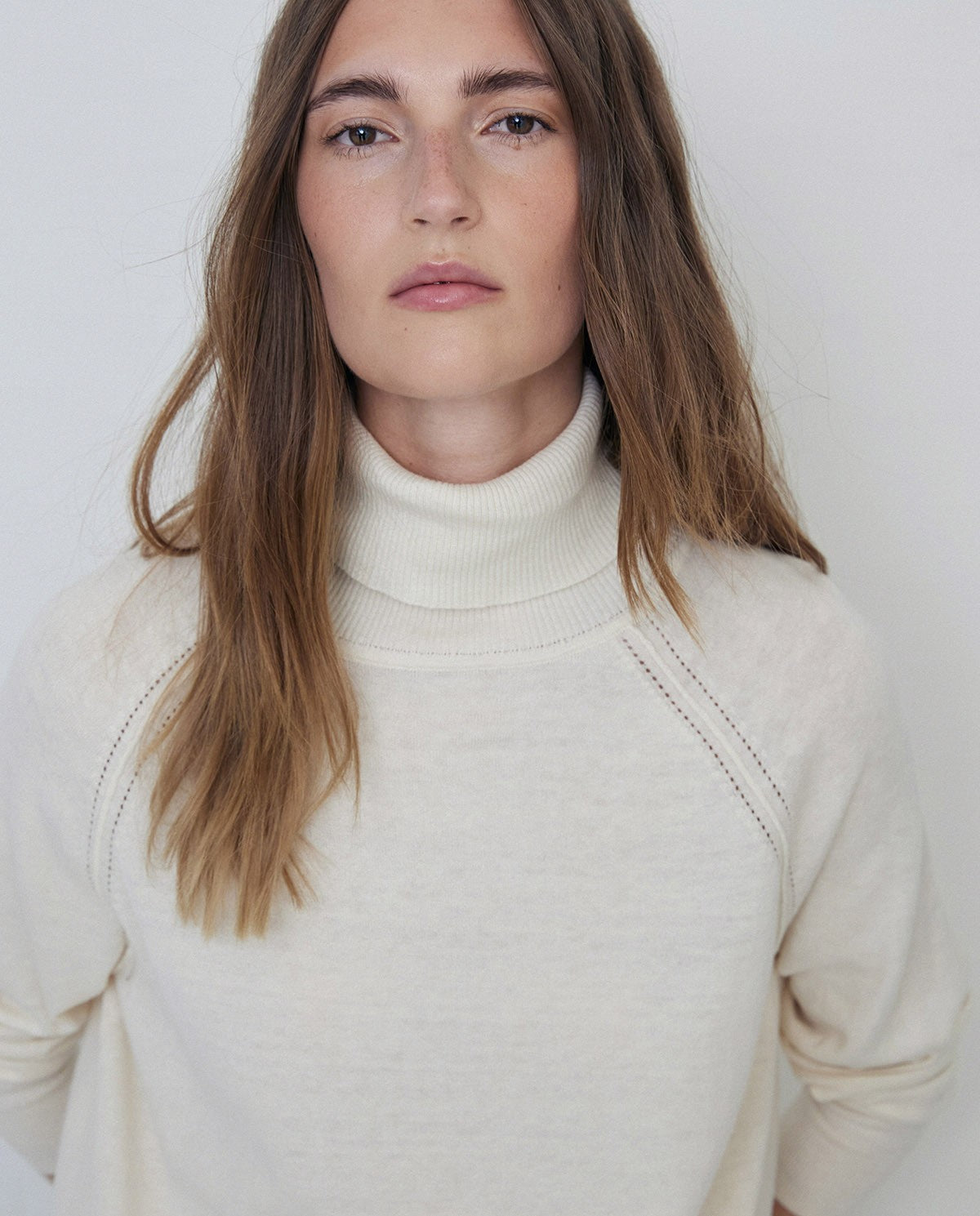 Turtleneck Sweater Ecru