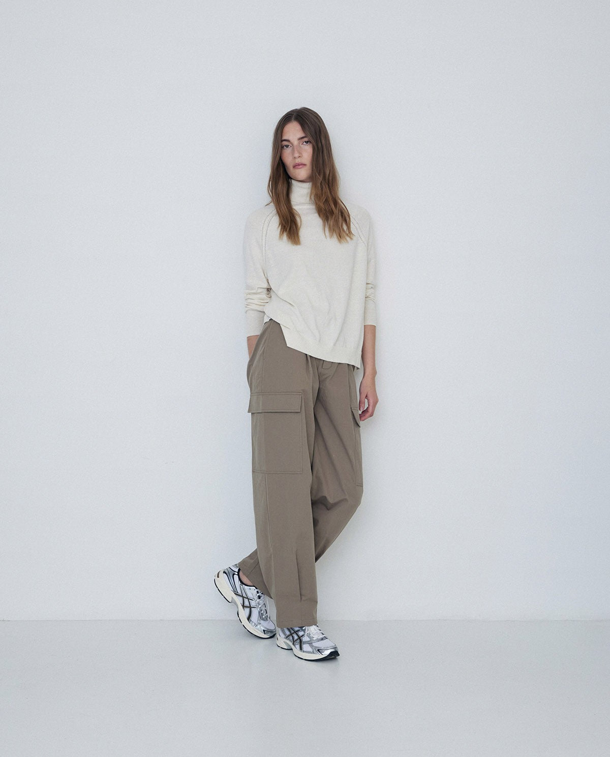 Turtleneck Sweater Ecru