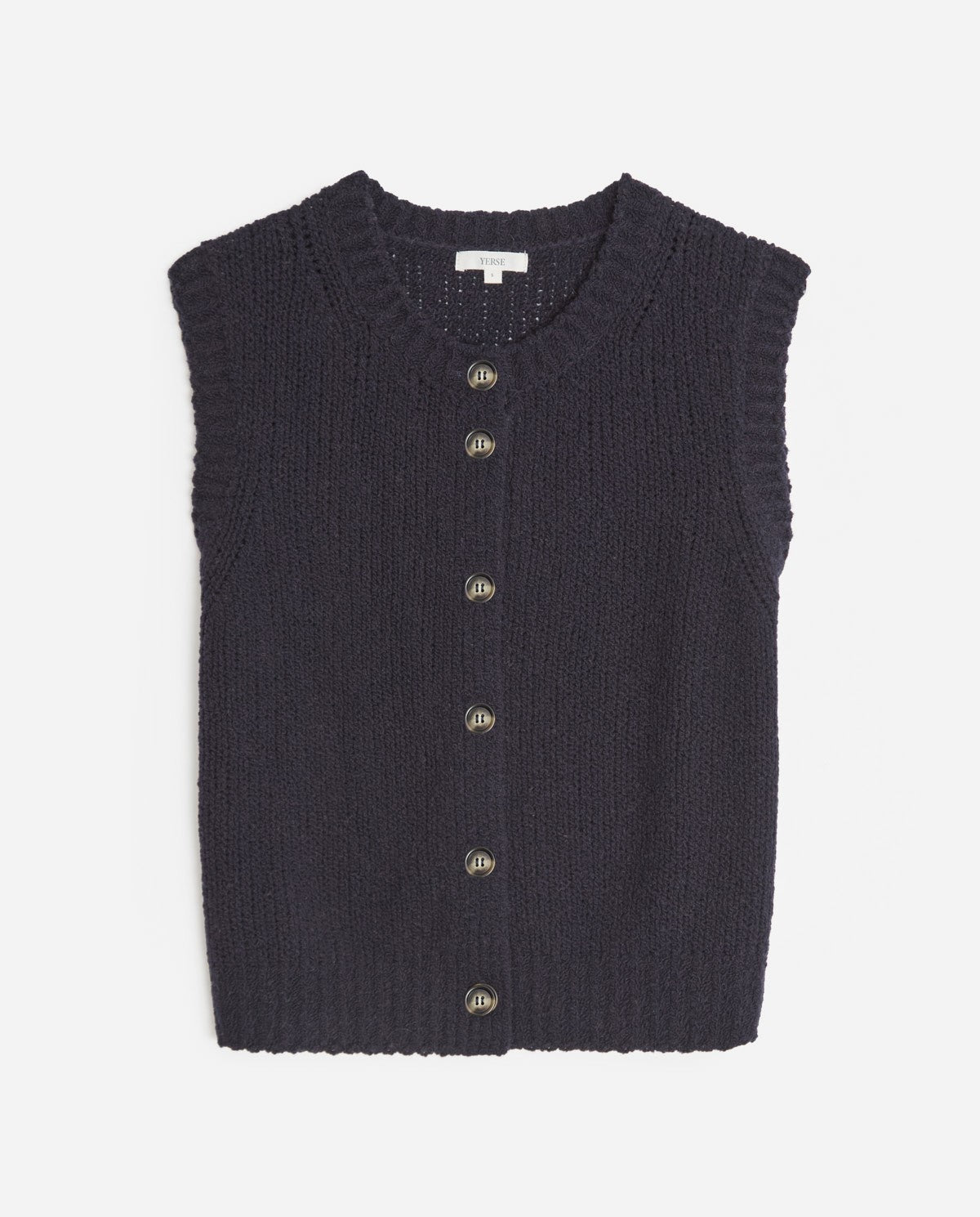 Wool Vest Navy