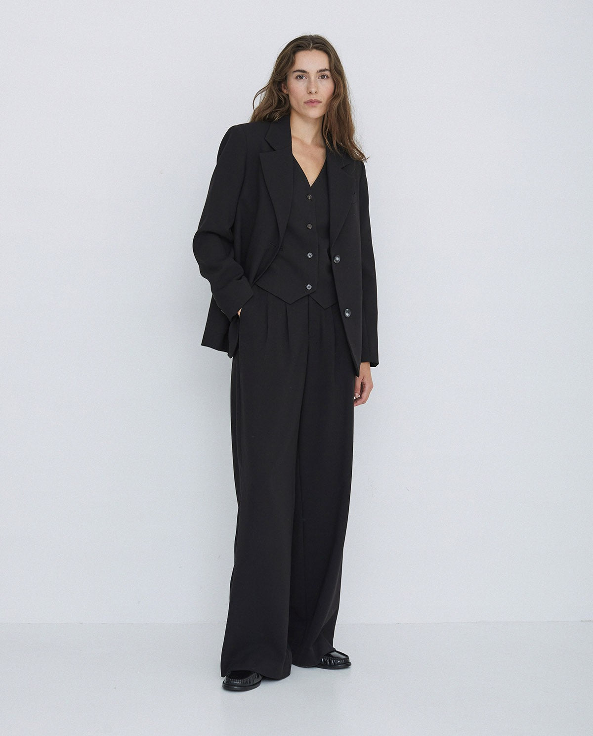 Fabric blazer jacket