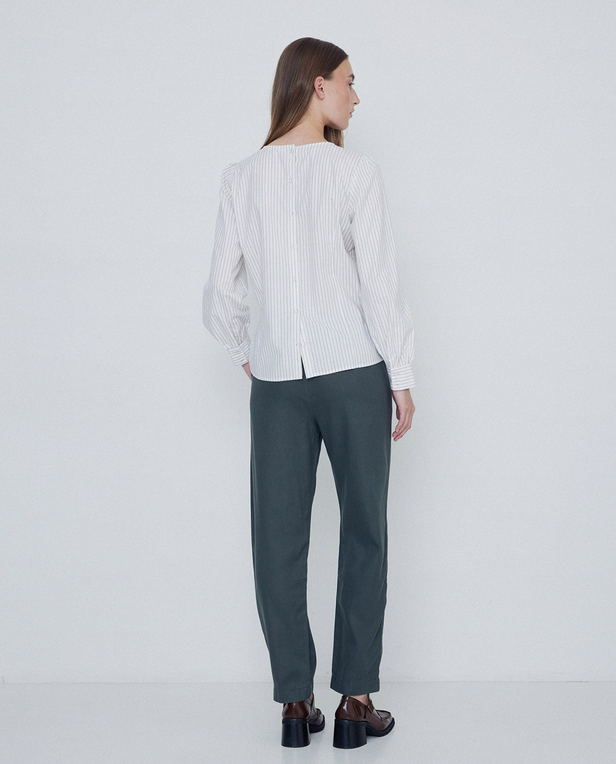 Striped Cotton Blouse