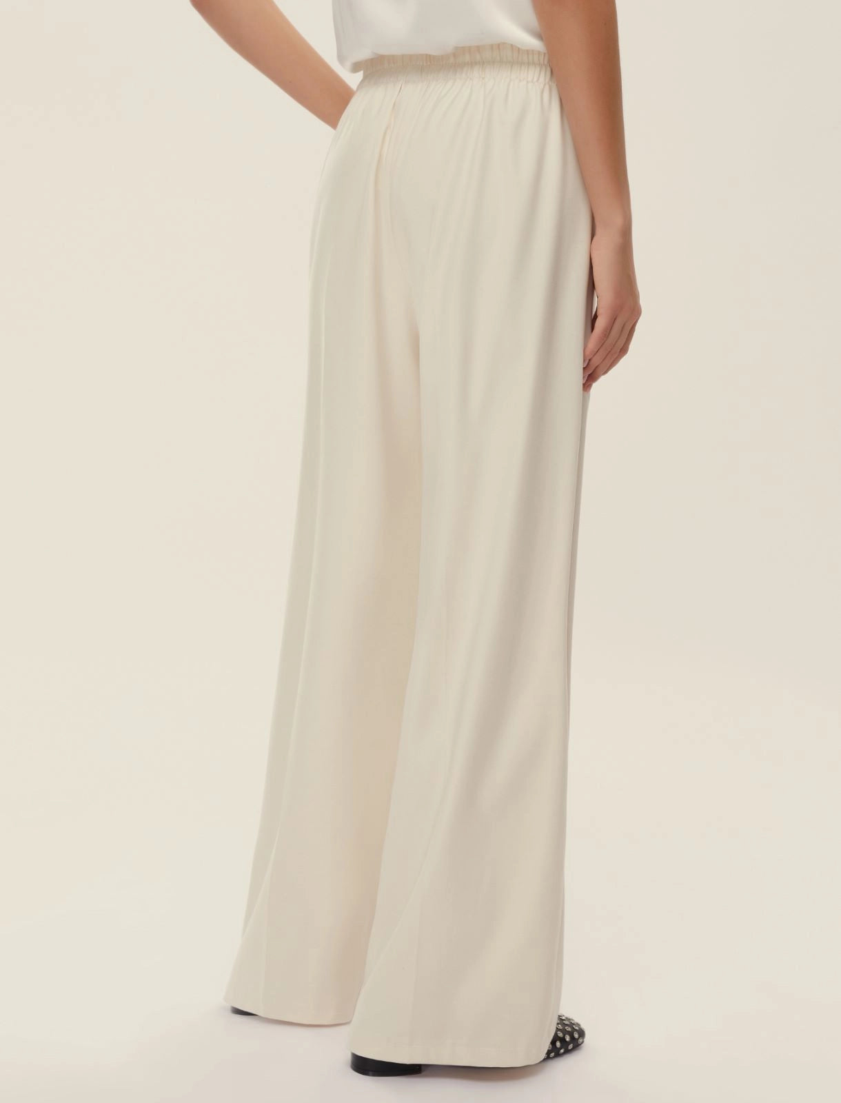 Stretch flannel trousers