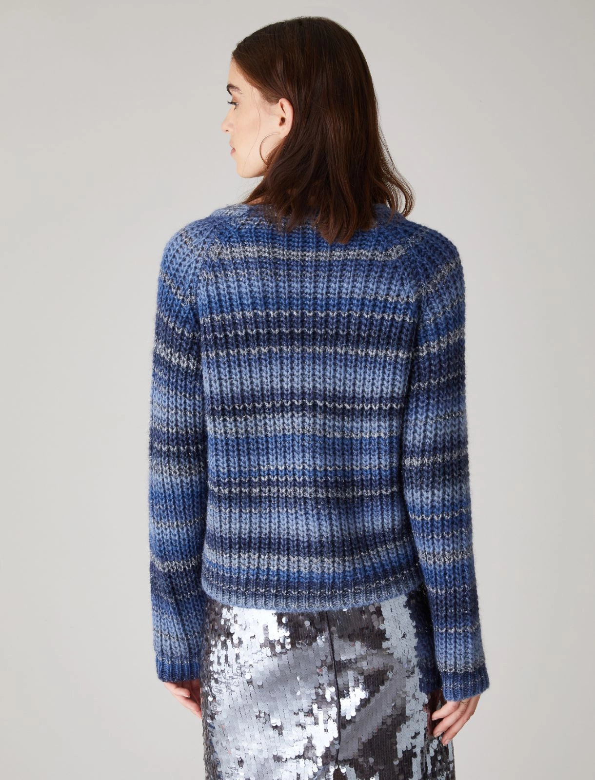 Gradient-Effect Cardigan