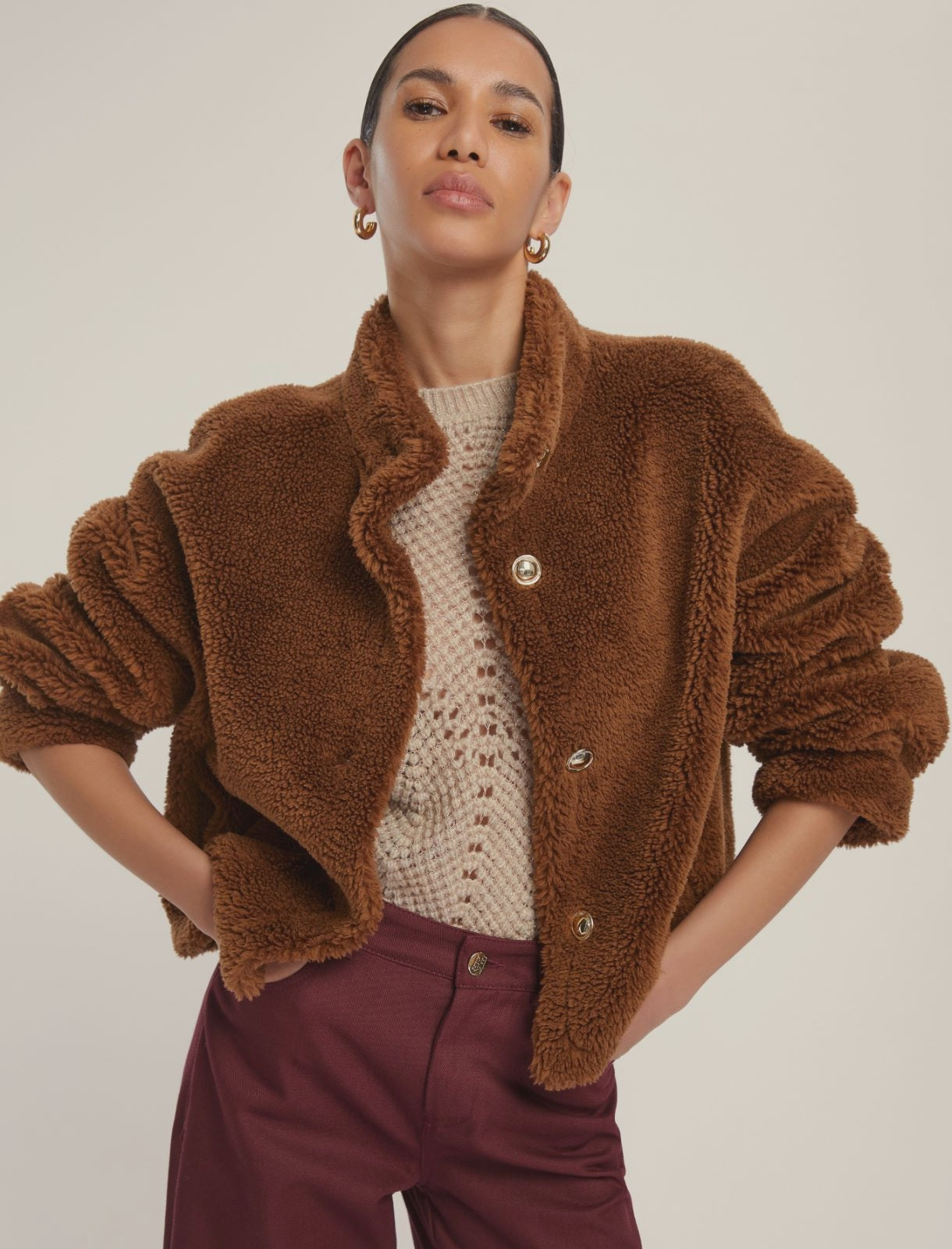 Reversible bomber jacket