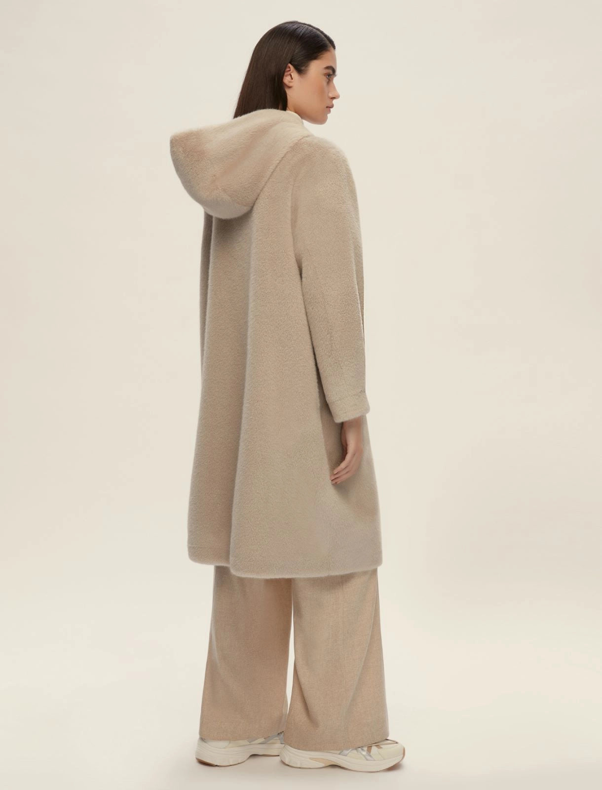 Reversible teddy coat