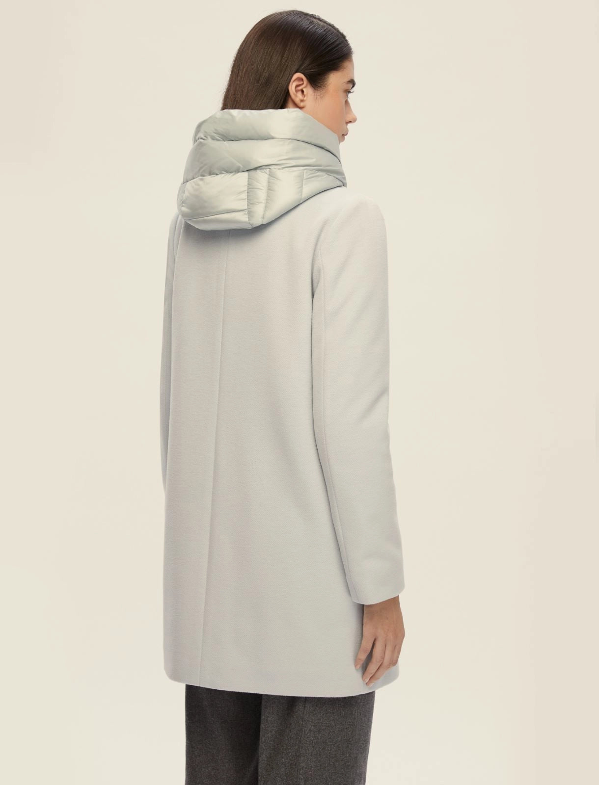 Heavy jacket in soft padded cloth