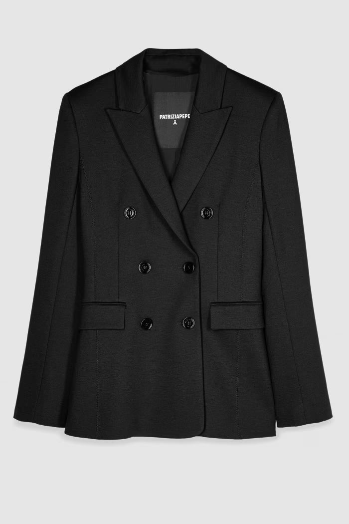 Double-breasted jacket with Fly rivets