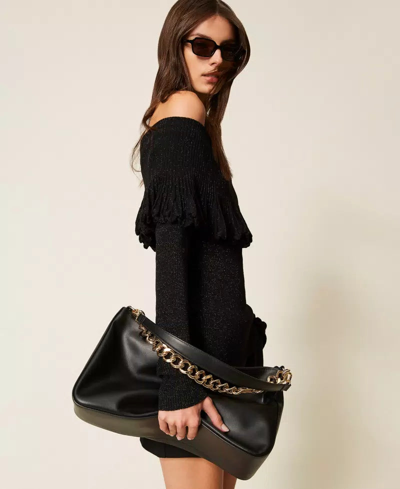 'Liliane' medium leather bag