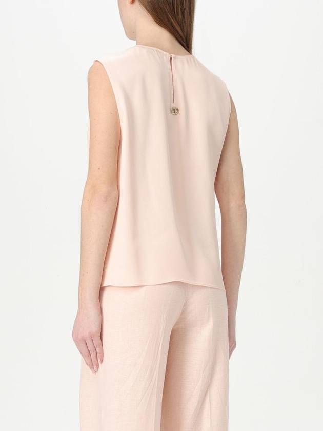 Shiny satin top with pleats