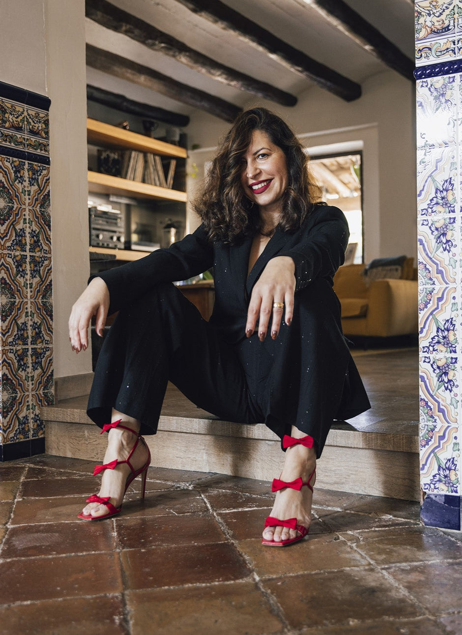 Ebru Gurlek, the founder, the designer, the creative soul behind everything
