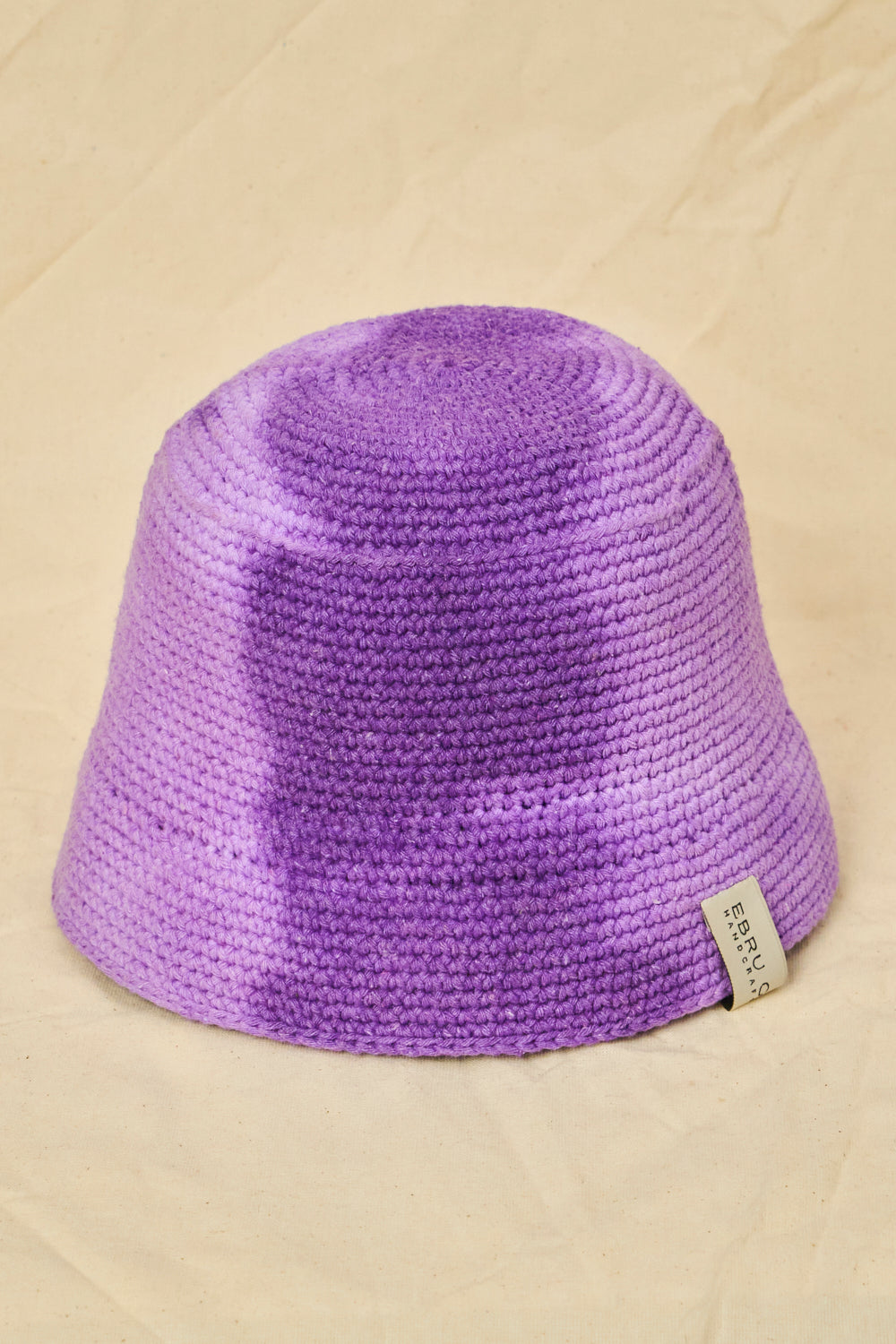 Blueberry Hand-dyed Crochet Bucket Hat