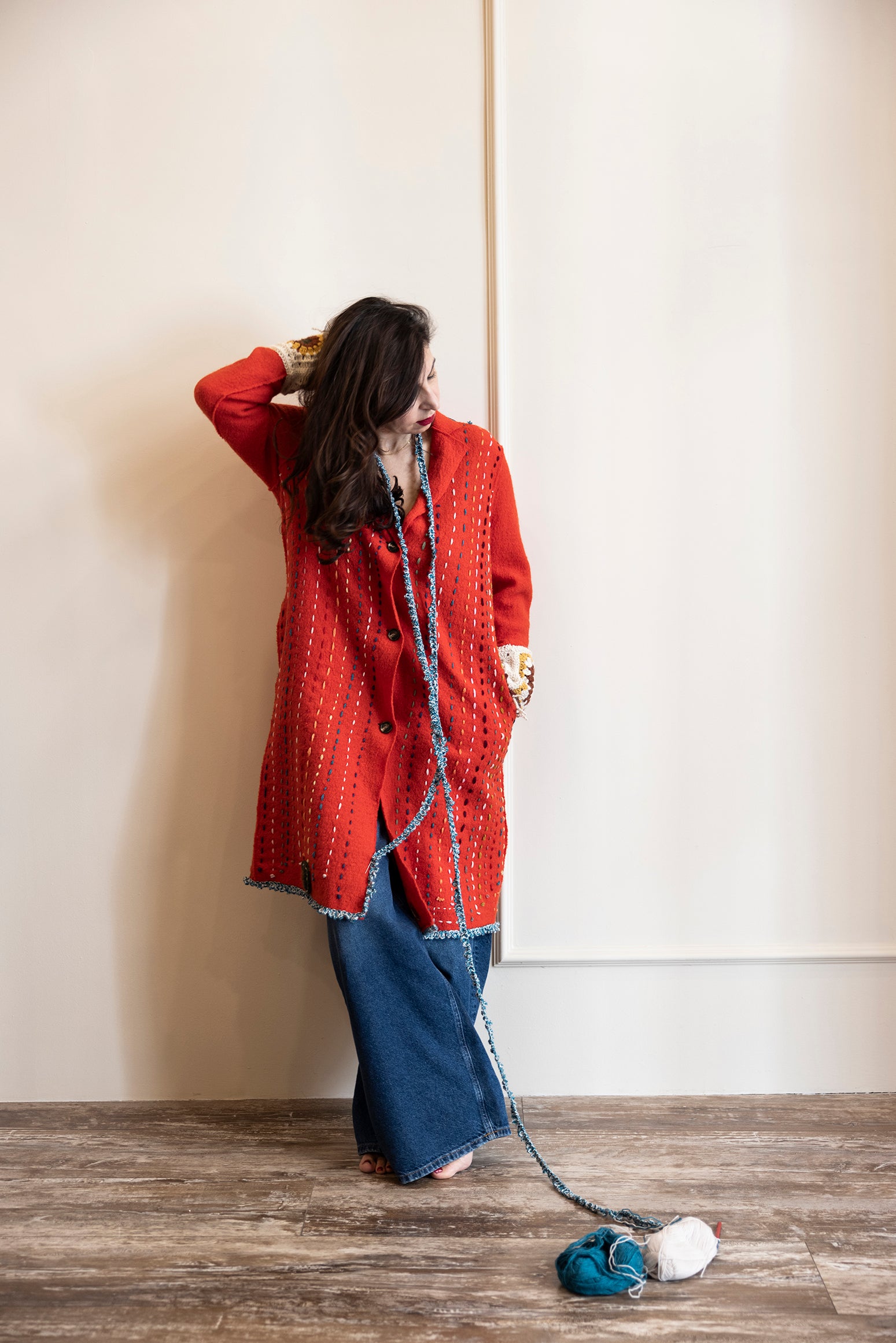 Ember Thread Coat, transformed by Ebru Gurlek