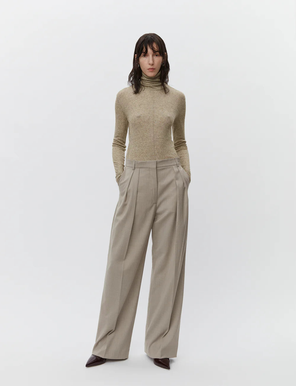 Enzo Classic Wool Blend Trousers
