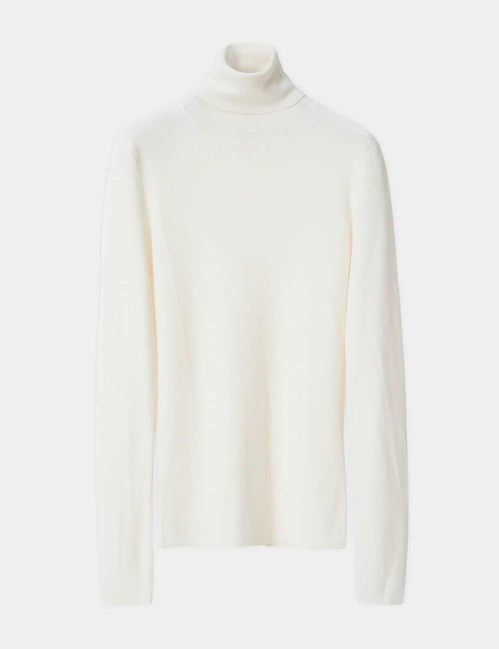 Sierra Roll Neck Knitted Sweater White