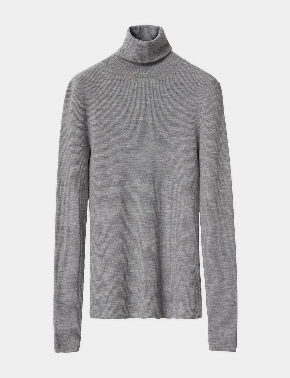 Sierra Roll Neck Knitted Sweater Grey