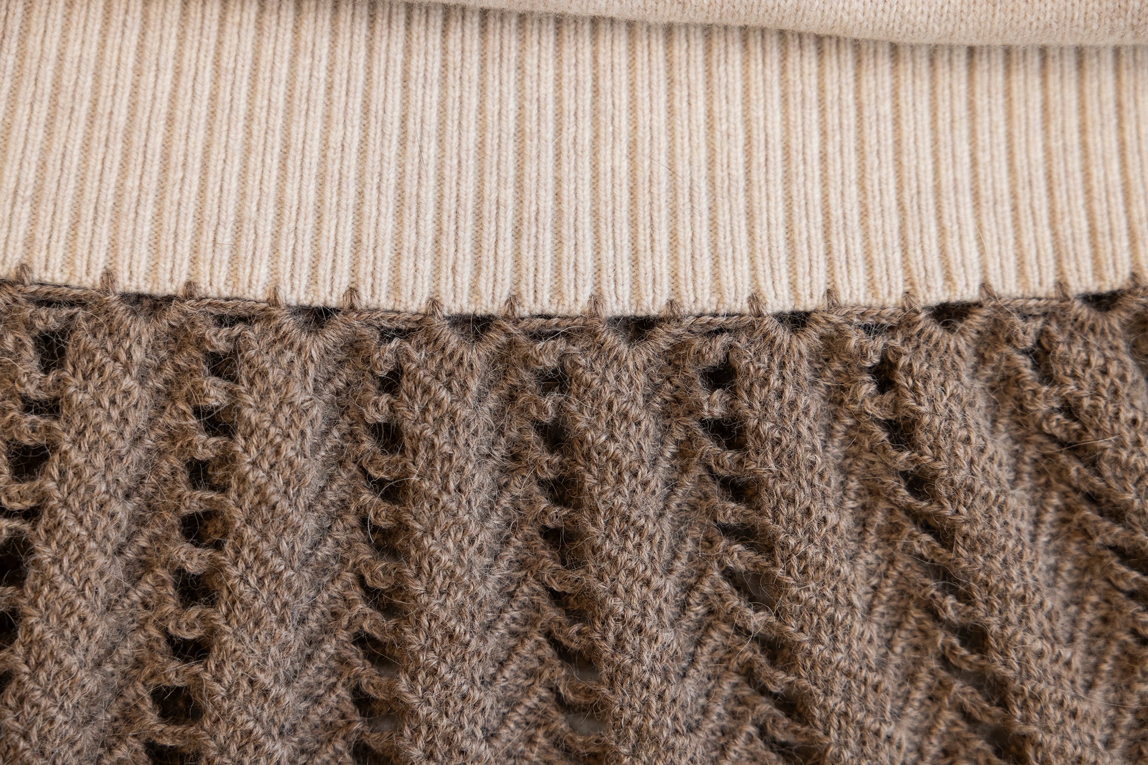 Crochet details of the bottom