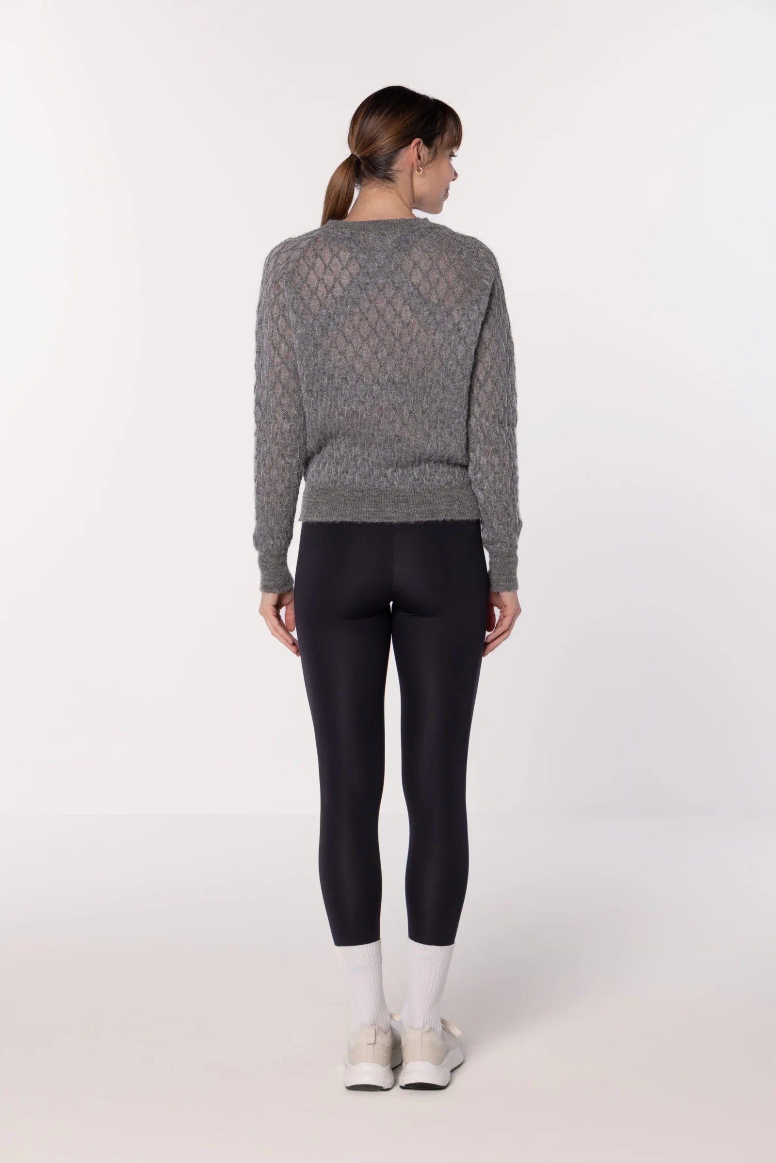 Jane alpaca sweater grey