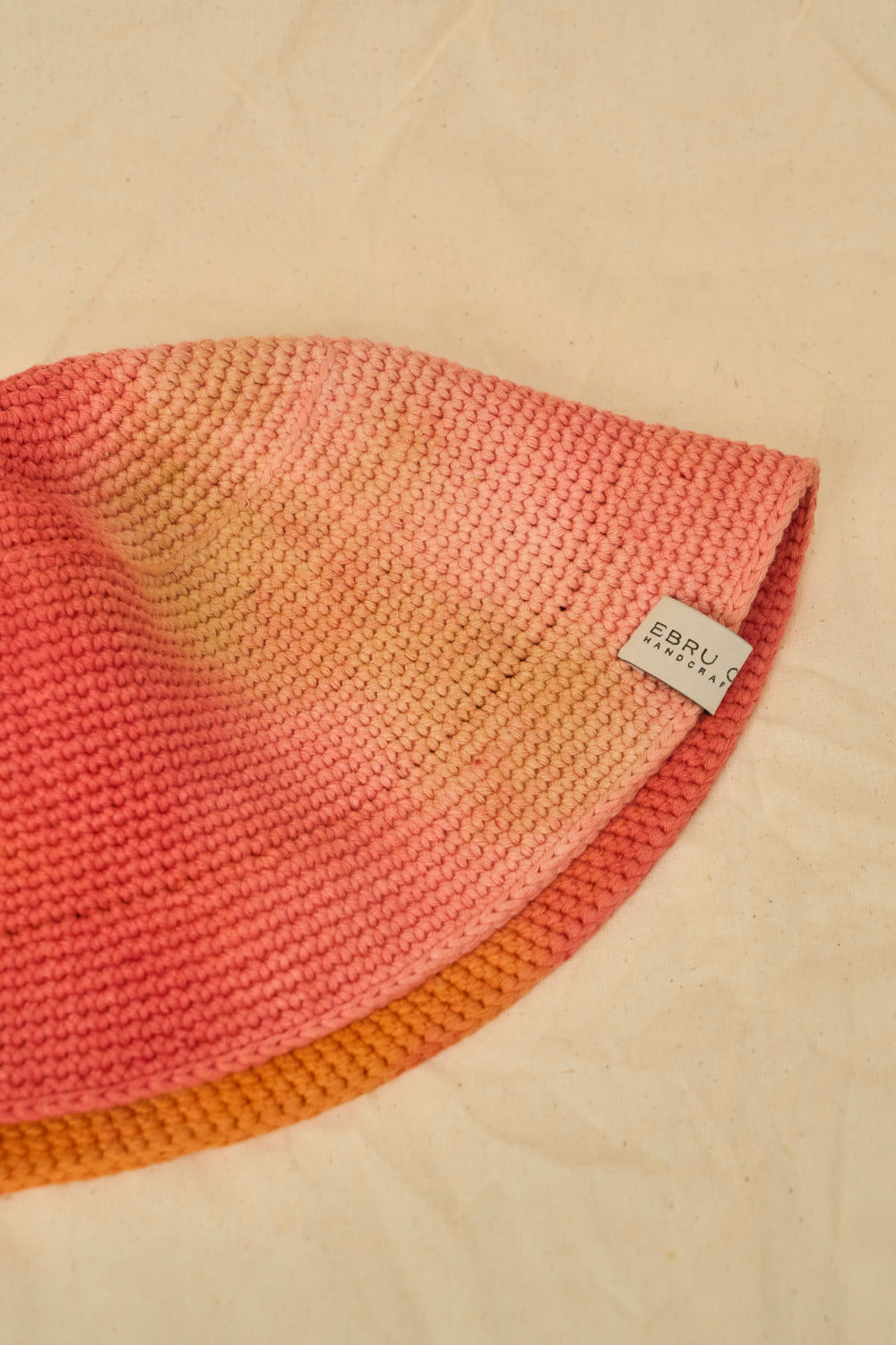 Candy Hand-dyed Crochet Bucket Hat