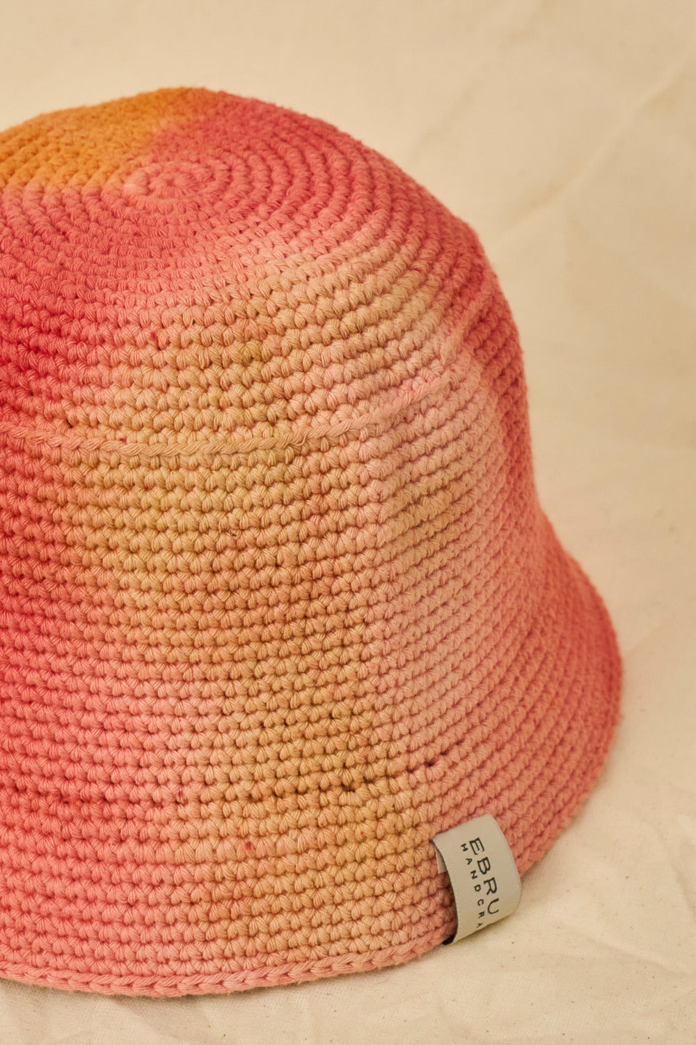 Candy Hand-dyed Crochet Bucket Hat