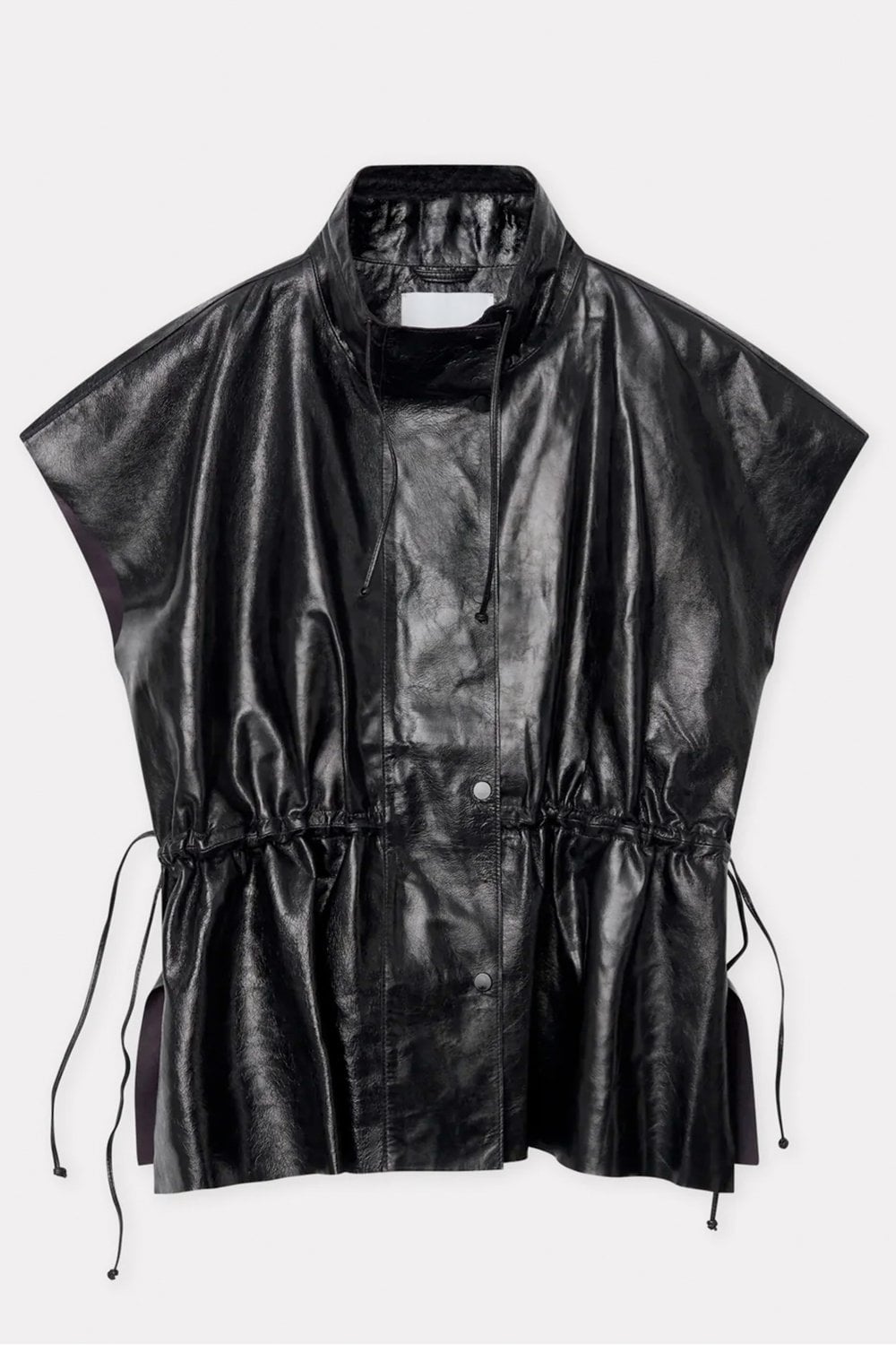 Mortimer leather waistcoat