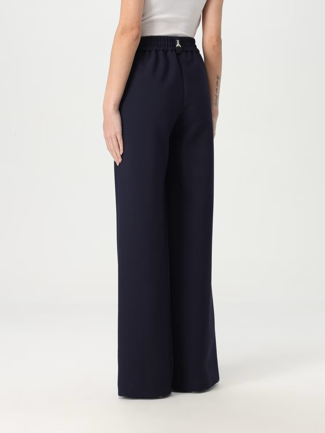 High waisted straight trousers