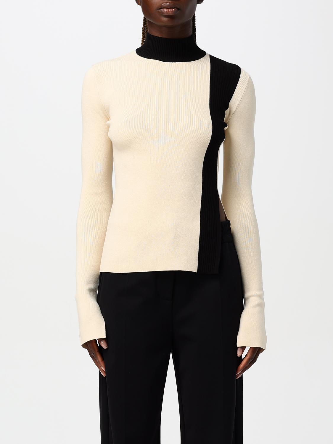 Knit top with side slit