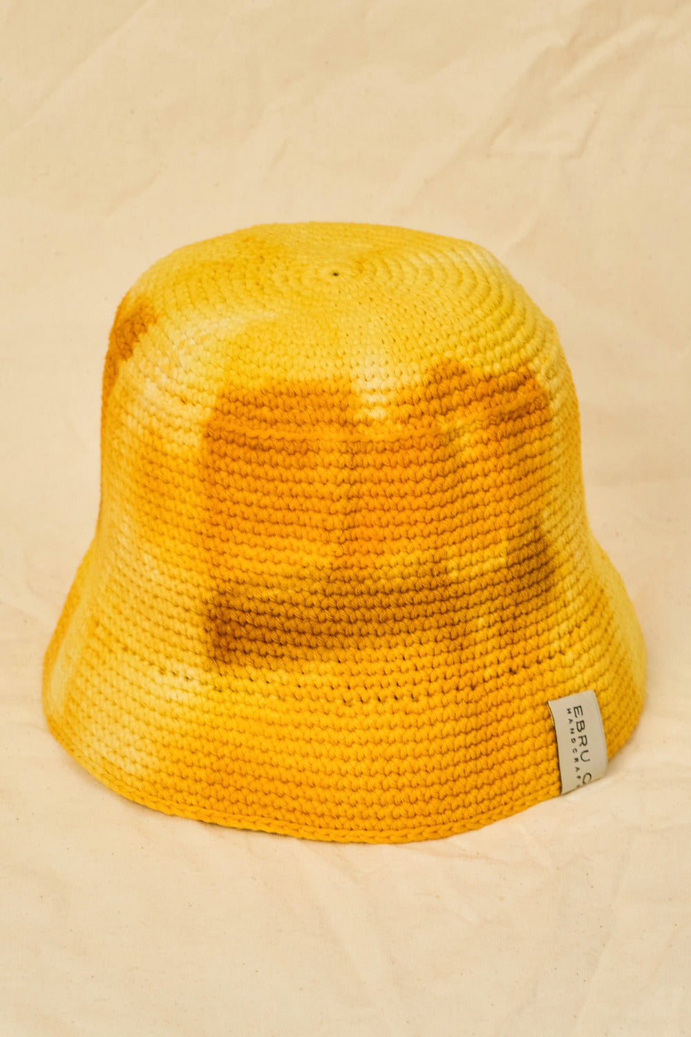 Pineapple Hand-dyed Crochet Bucket Hat