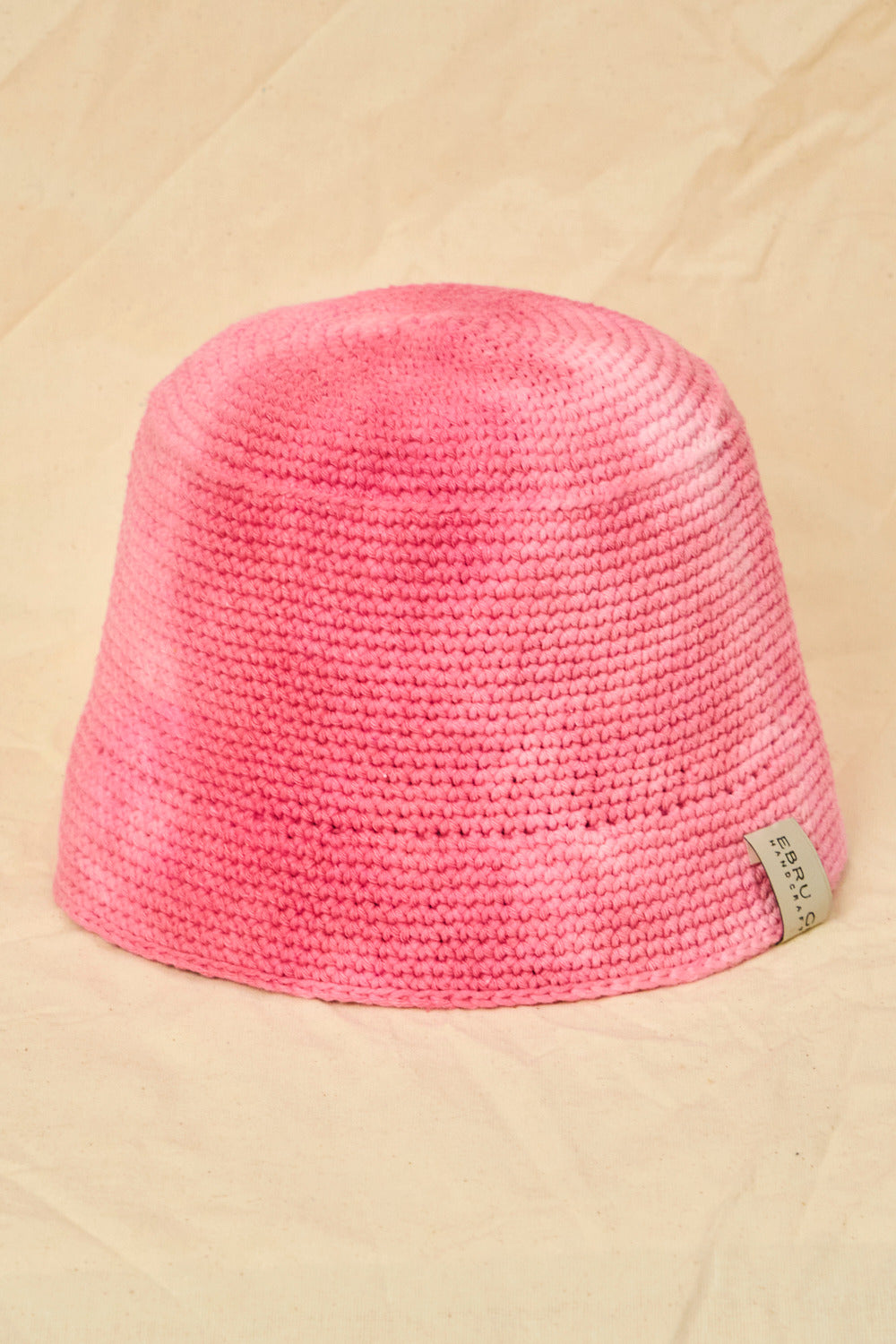 Strawberry Hand-dyed Crochet Bucket Hat