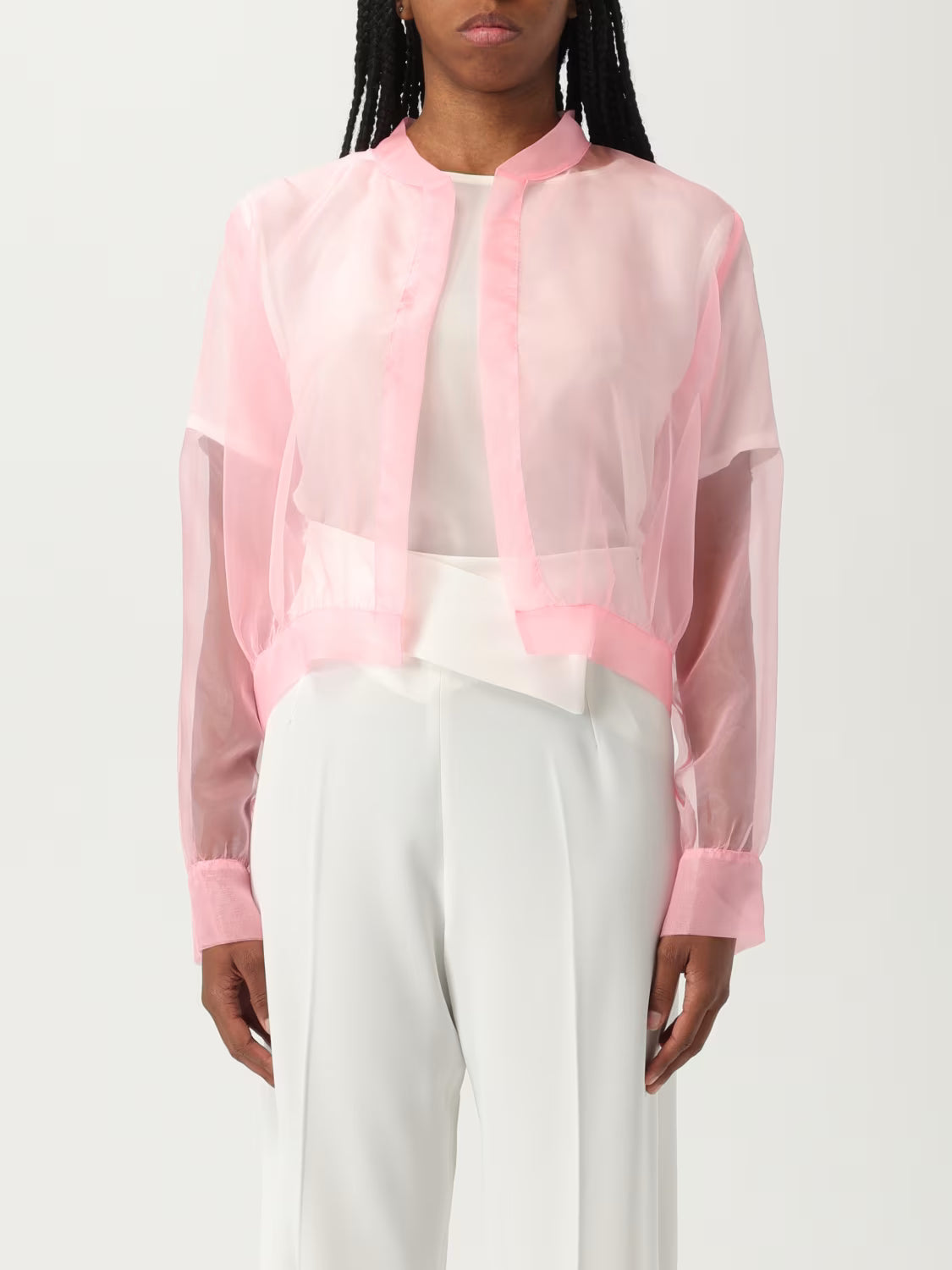 Organza bomber jacket